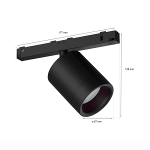 Foco de Carril Cilíndrico Perifo Philips Hue Negro White & Colors - Imagen 4
