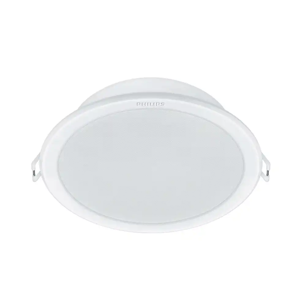 Foco empotrable Meson 200 LED 23,5W 6500K blanco Philips vista frontal apagado.