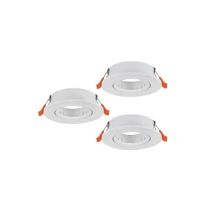 Foco Empotrable Redondo SAPERETA-E Blanco para Bombilla GU10 Interior IP20 – Eglo - Imagen 1