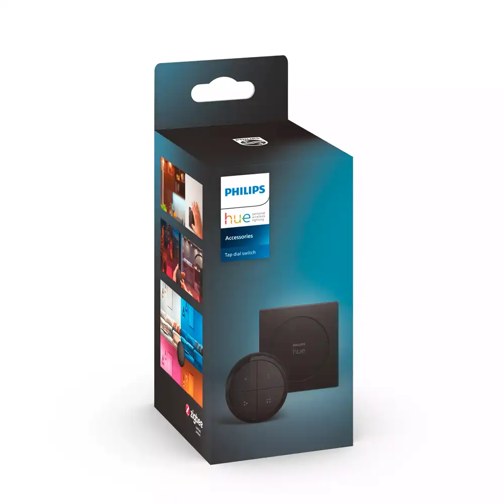 Caja del Interruptor Tap Switch negro para sistema Philips Hue.