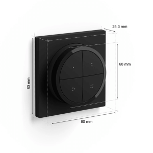 Interruptor Tap Switch Negro para Philips Hue - Imagen 4