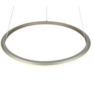 Lámpara Colgante LED AMADOR 48W 5800lm Ø75cm Níquel IP20 - TRIO Lighting - Imagen 3