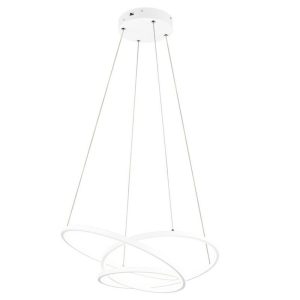Lámpara Colgante LED DARVIN 34W 4500lm 64cm Blanco IP20 - TRIO Lighting - Imagen 1