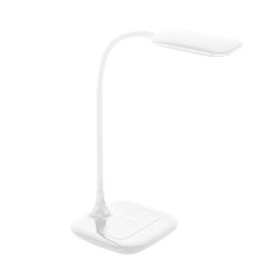 Lámpara de Mesa LED MASSERIE Blanca Regulable con Cargador Inalámbrico Qi 3,4W 470 lm 4000K IP20 – Eglo - Imagen 1