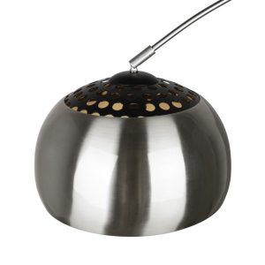 Lámpara de Pie ARGENTINA Níquel Mate Pantalla Metálica E27 IP20 - TRIO Lighting - Imagen 3