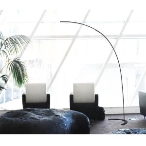 Lámpara de Pie LED Arco Negra Shanghai 1800lm - TRIO Lighting - Imagen 2