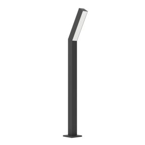 Lámpara de Pie LED Exterior UGENTO en Acero Negro 960 lm 3000K IP44 – Eglo - Imagen 1