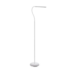 Lámpara de Pie LED LAROA Blanca con Cabezal Móvil Regulable Táctil “Touch Me” 600 lm 4000K – Eglo - Imagen 1