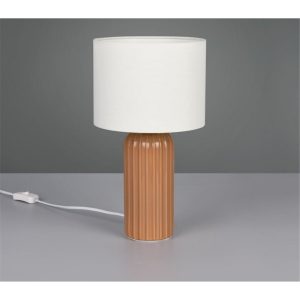 Lámpara de Sobremesa BLAIR Pequeña Moka E27 IP20 - TRIO Lighting - Imagen 2