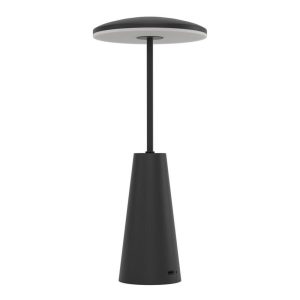 Lámpara de Sobremesa Exterior LED Recargable PICCOLA en Negro 2400K / 3000K / 4000K IP54 – Eglo - Imagen 4