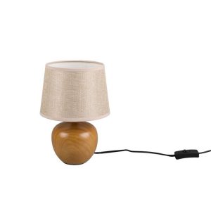 Lámpara de Sobremesa LUXOR Cerámica Madera E14 IP20 - TRIO Lighting - Imagen 3