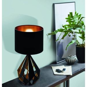 Lámpara de Sobremesa Moderna Vintage CARLTON 5 E27 IP20 – Eglo - Imagen 3