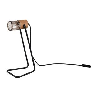 Lámpara de Sobremesa TOSH Vintage Madera - TRIO Lighting - Imagen 1