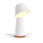 Detalle de la iluminación cálida en la lámpara Twilight Bedside Philips Hue blanca.