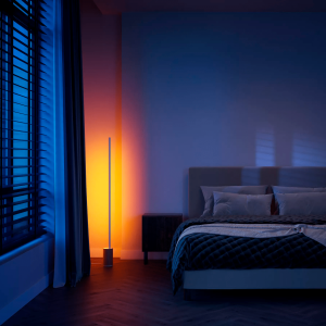 Lámpara de Suelo Gradient Signe Philips Hue Blanca y Madera White & Colors - Imagen 5