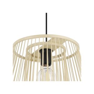 Lámpara de Techo Colgante HYKEHAM de Madera Ø38 cm E27 IP20 – Eglo - Imagen 2