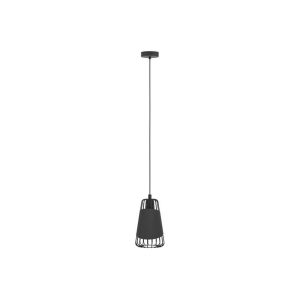 Lámpara de Techo Moderna AUSTELL Negra 1xE27 Ø16,5 cm – Eglo - Imagen 1