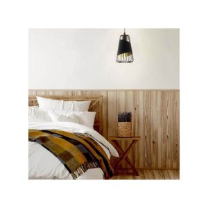 Lámpara de Techo Moderna AUSTELL Negra 1xE27 Ø16,5 cm – Eglo - Imagen 3
