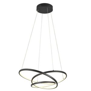 Lámpara LED de techo DARVIN 34W 4500lm negra IP20 - TRIO Lighting - Imagen 1