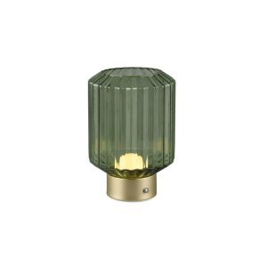 Lámpara LED LORD Vidrio Estriado Recargable USB 3000K IP20 - TRIO Lighting - Imagen 1