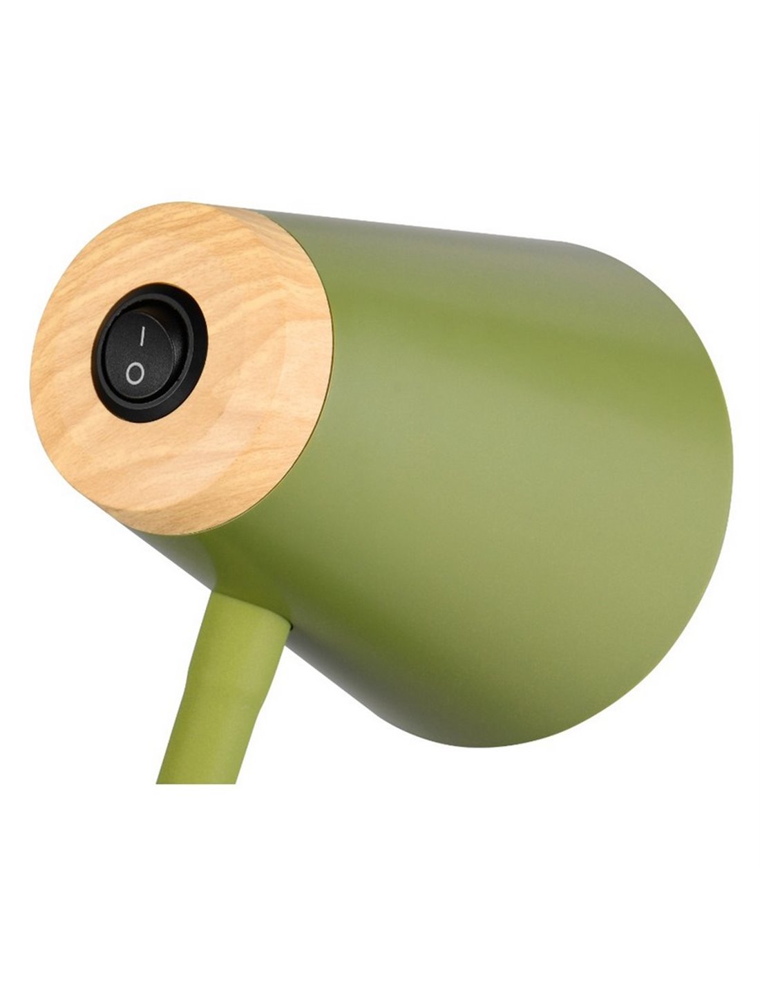 Lámpara LED Pongo flexo verde 4.5W 500lm 3000K IP20 Trio Lighting detalle interruptor