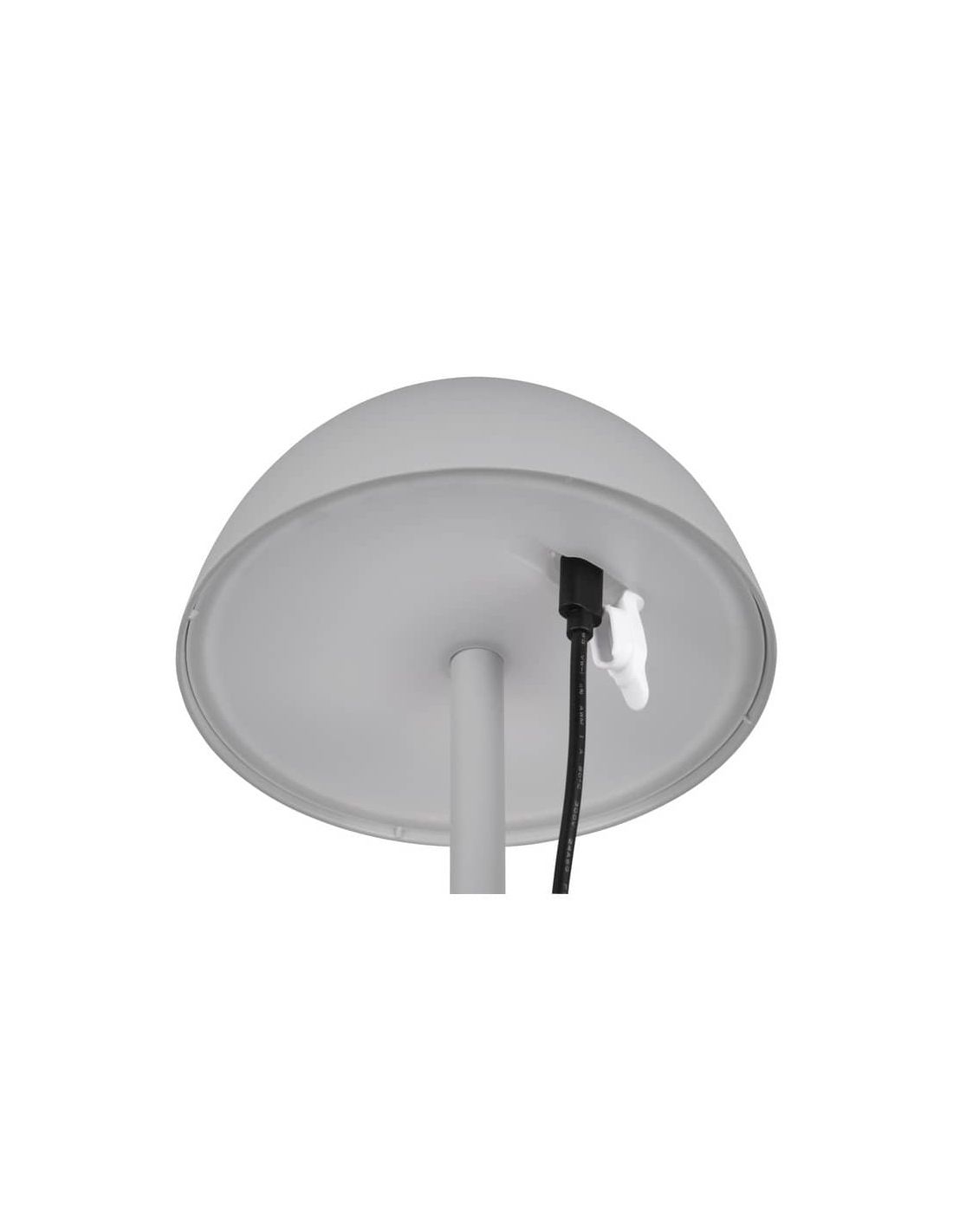 Lámpara LED Ricardo 1.7W 240lm 3000K IP54 gris USB-C Trio Lighting detalle puerto USB-C