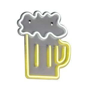 Luz LED neón BEER 2W amarillo USB IP20 - TRIO Lighting - Imagen 1