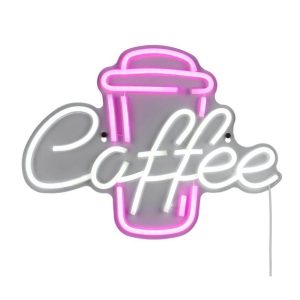 Luz LED neón COFFEE 2W rosa USB IP20 - TRIO Lighting - Imagen 2