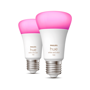 Pack 2 Bombillas LED A60 Philips Hue White & Colors 11W E27 - Imagen 1