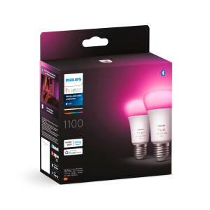 Pack 2 Bombillas LED A60 Philips Hue White & Colors 11W E27 - Imagen 3