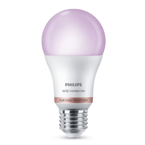 Pack 2 Bombillas LED A60 Philips WiZ RGB 2200K–6500K 8W E27 Mate - Imagen 1