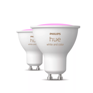Pack 2 Bombillas LED GU10 Philips Hue White & Colors 4,2W - Imagen 1