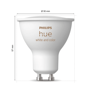 Pack 2 Bombillas LED GU10 Philips Hue White & Colors 4,2W - Imagen 4