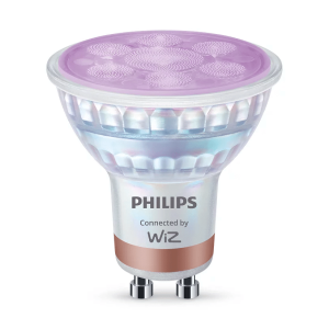 Pack 2 Bombillas LED GU10 Philips WiZ RGB 2200K–6500K 4,7W - Imagen 1