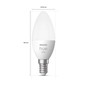 Pack 2 Bombillas Vela Philips Hue White 5,5W E14 - Imagen 4