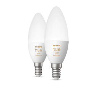 Pack 2 Bombillas Vela Philips Hue White Ambience 5,2W E14 - Imagen 2