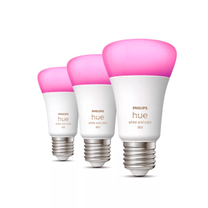 Pack 3 Bombillas LED A60 Philips Hue White & Colors 9W E27 - Imagen 1