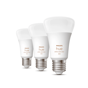 Pack 3 Bombillas LED A60 Philips Hue White & Colors 9W E27 - Imagen 2