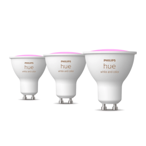 Pack 3 Bombillas LED GU10 Philips Hue White & Colors 4,2W - Imagen 1