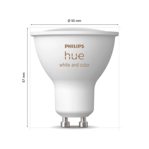 Pack 3 Bombillas LED GU10 Philips Hue White & Colors 4,2W - Imagen 4