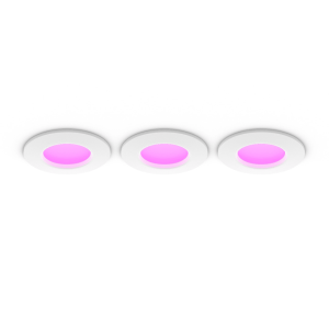 Pack 3 Empotrados Downlight Slim P Philips Hue Blanco White & Colors IP44 - Imagen 1