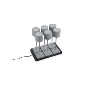 Pack 6 lámparas LED FERNANDEZ exterior estación de carga IP54 - TRIO Lighting - Imagen 2