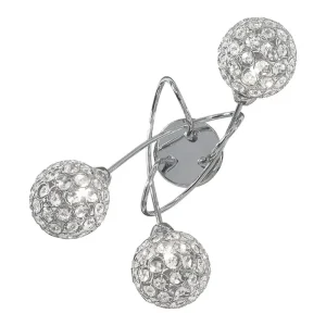 Plafón de Techo 3 Luces Cromo con Bolas de Cristal Opal G9 IP20 Interior – Campiluz - Imagen 1