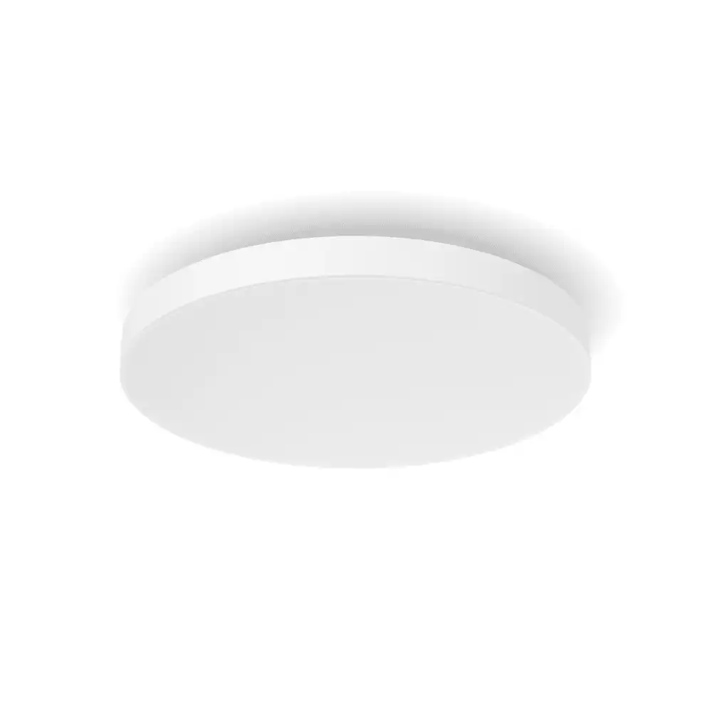 Plafón de techo Philips Hue Datura P blanco apagado sobre fondo blanco