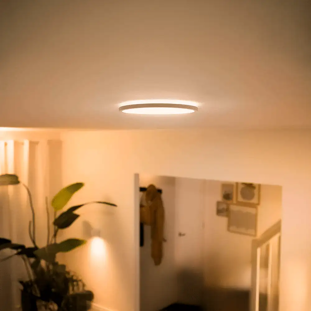 tiendas deco plafon de techo superslim led 16w philips wiz blanco 2700k 6500k philips 5