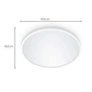 Plafón de Techo SuperSlim LED 22W Philips WiZ Blanco 2700K–6500K – Philips - Imagen 4