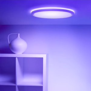 Plafón de Techo SuperSlim LED 32W Philips WiZ Blanco RGB 2200K–6500K – Philips - Imagen 5