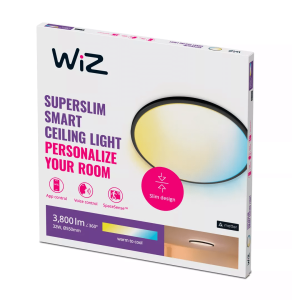 Plafón de Techo SuperSlim LED 32W Philips WiZ Negro 2700K–6500K – Philips - Imagen 3