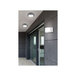 Plafón exterior LED KENDAL Ø30cm 11W 1180lm 3000K IP54 Negro - TRIO Lighting - Imagen 2