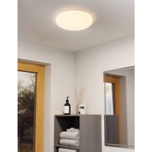Plafón LED de Techo y Pared POGLIOLA-E Blanco 1250 lm 4000K IP44 Ø260 mm Interior – Eglo - Imagen 2